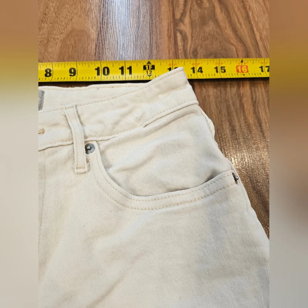 Everlane Cheeky Curvy Jean in Ecru Size 27 Regular - Picture 10 of 16